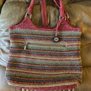 Multi Colored Hippy Hobo Tote Bag